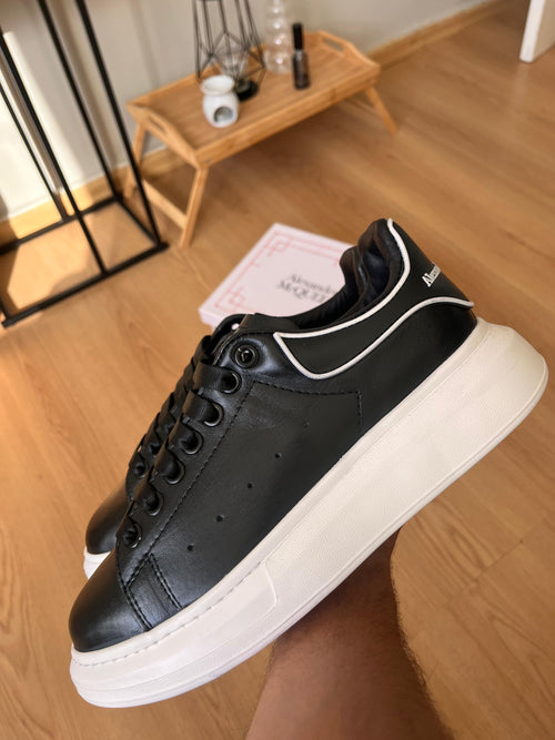 McQueen BLACK CUIR