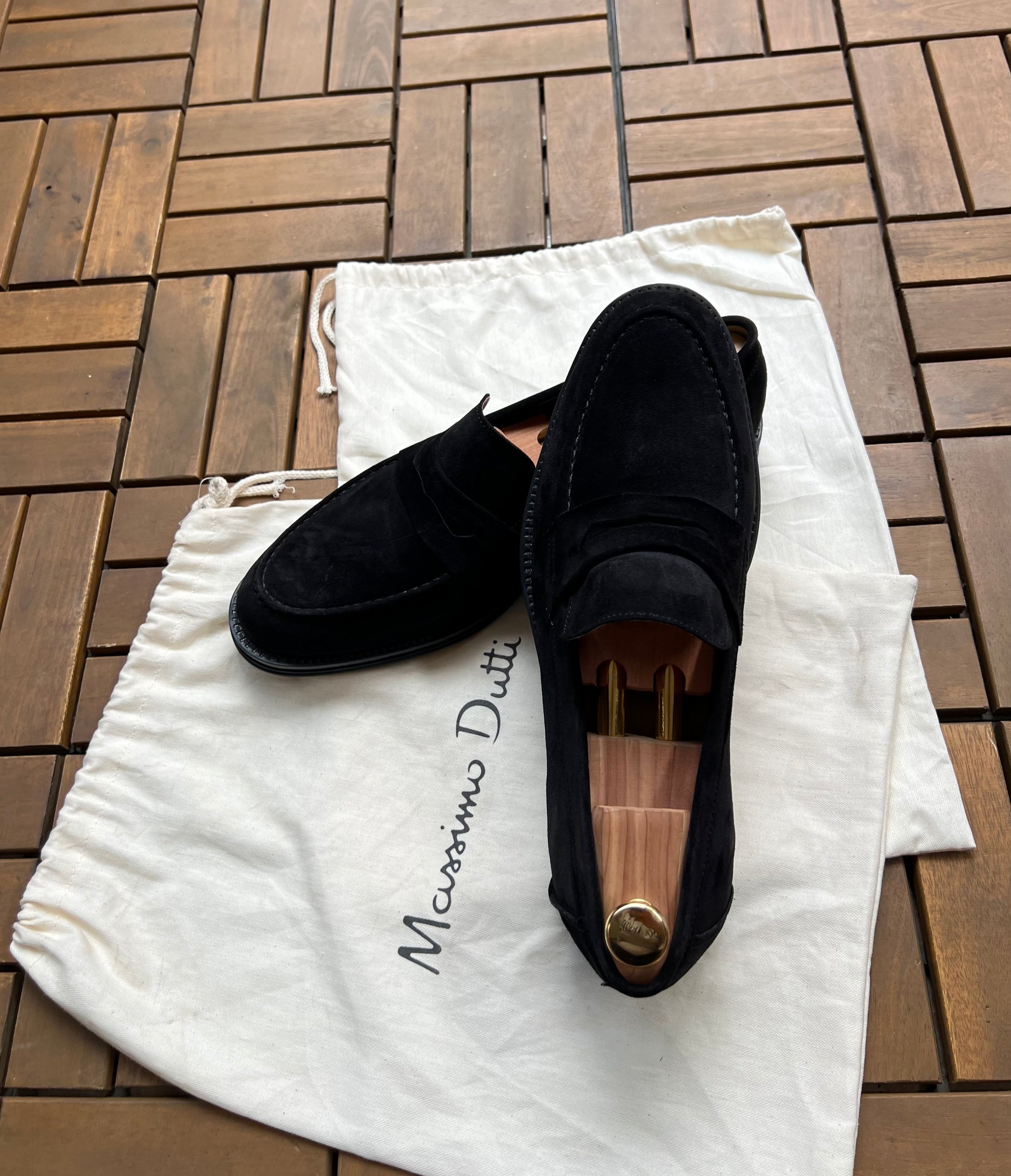 MOCASSIN NOIR DAIM MD